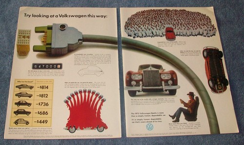 Pubblicità colori vw - pubblicità, a