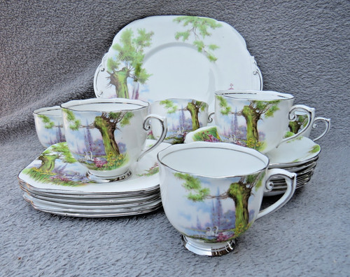 Set tè vintage roslyn - vintage,