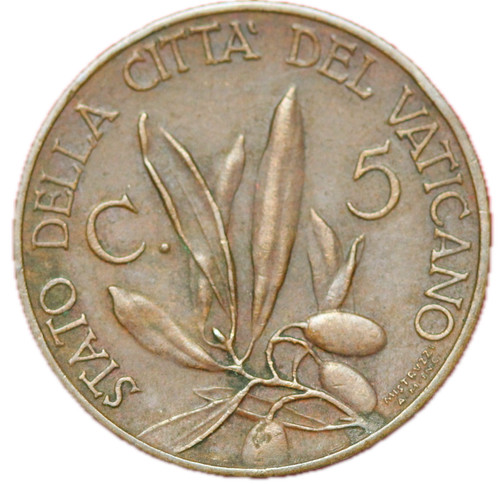 18483 vatican 5 centesimi - -,