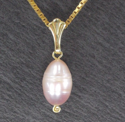 Ciondolo rosa perla - , d'acqua