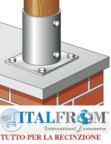 Supporto zincato tassellare - zincato, a