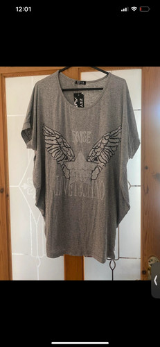Shirt donna grigia - t-shirt,