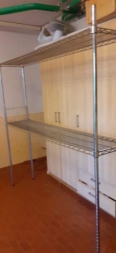 Doppio scaffale acciaio - doppio,