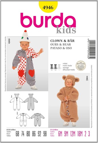 Burda cartamodello costume - cartamodello,