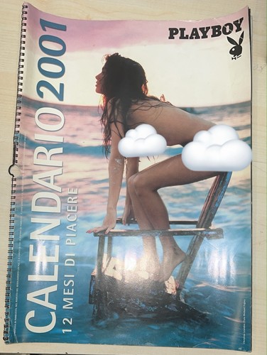 Calendario playboy 2001 raro - calendario,