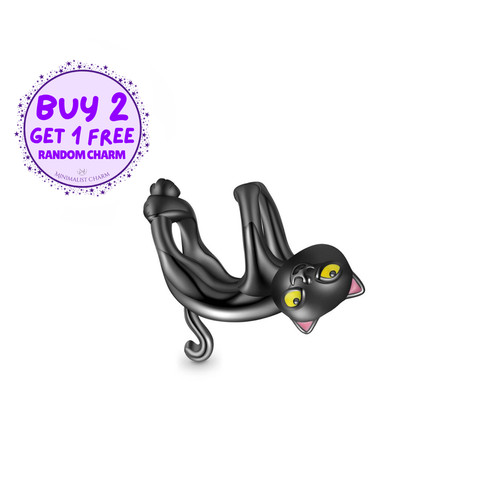 Charm gatto nero per