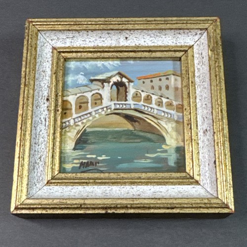 Dipinto olio miniatura
