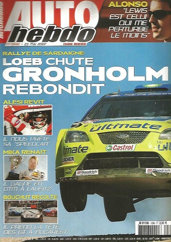 Auto hebdo 1598 alonso - n°1598, f.