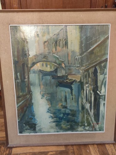 Dipinto olio tela venezia - su,