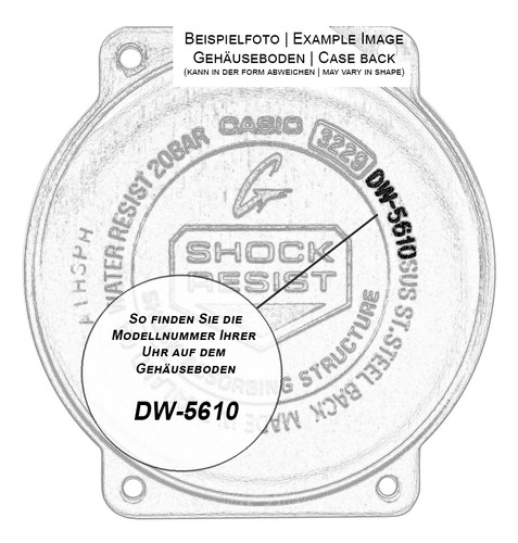 Casio shock lancetta - g-shock, dei