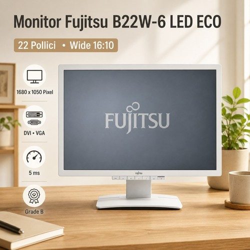 Monitor fujitsu b22w led - monitor,