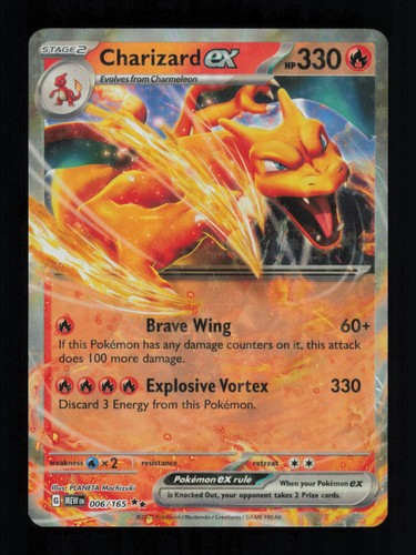 Charizard doppia rara sv - ex,