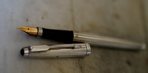 Stylo plume parker - stylo, argent