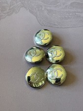 Bottoni chanel argento logo - 5,