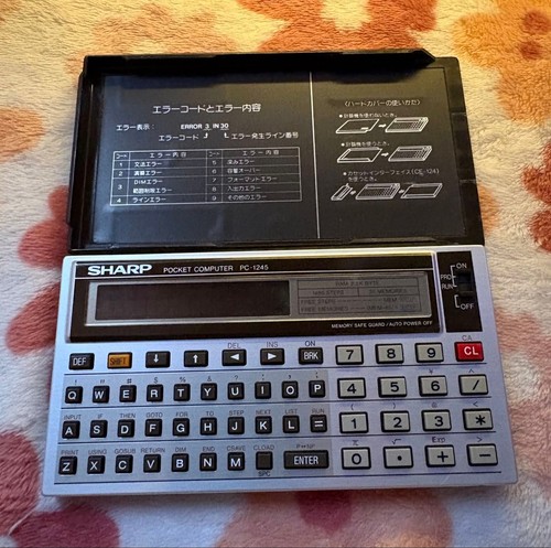 Sharp 1245 pocket - pocket, computer