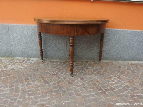 Tavolo noce mezza - tavolo, a