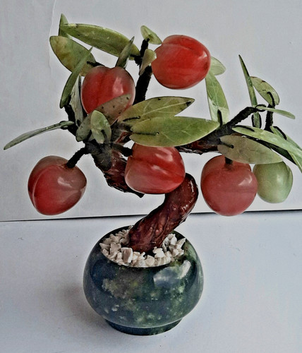 Albero pesche giada e - albero, di