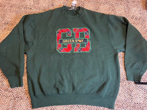 Felpa girocollo vintage green - felpa,