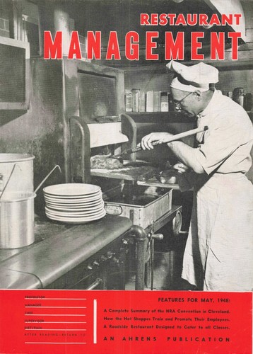 Vtg 1948 print restaurant - ad,