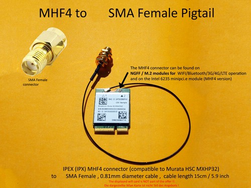 Treccia femmina mhf4 - femmina, sma