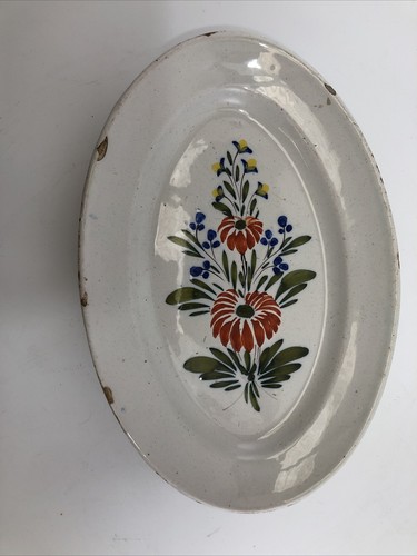 Vecchio piatto maiolica - piatto, in