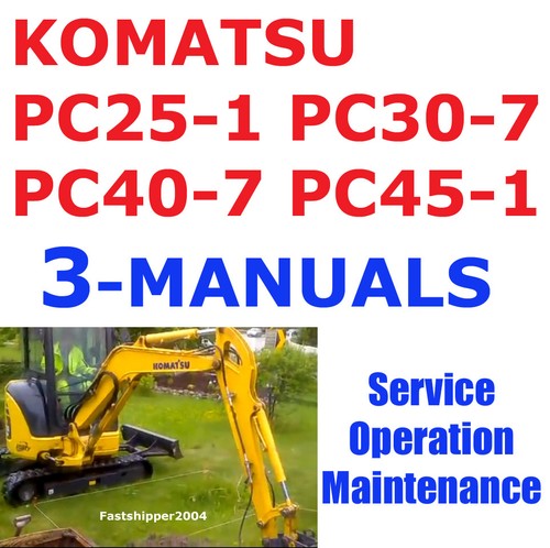 Komatsu pc25 pc30 - komatsu, pc40