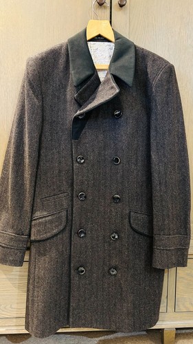 Cappotto uomo tweed lana - 1,