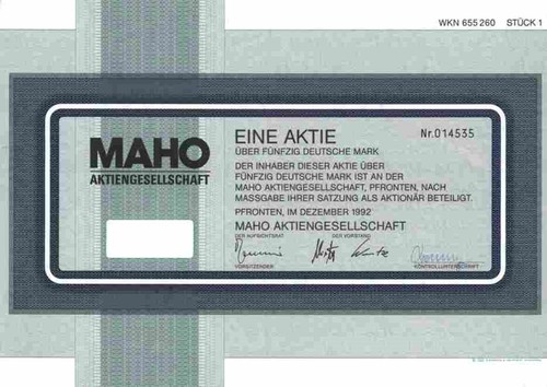 Maho 1992 pfronten allgäu - maho,