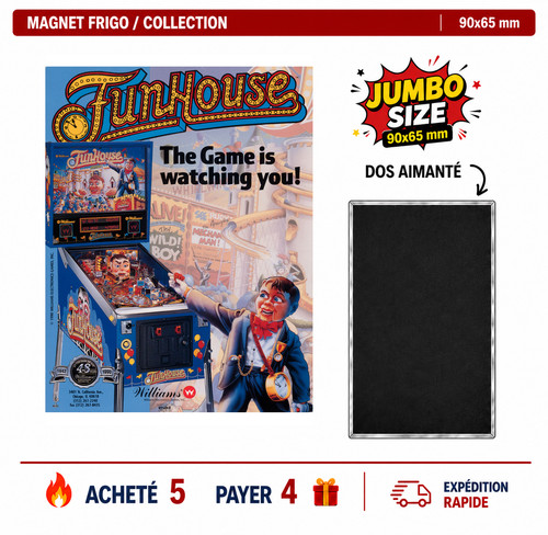 Magnet frigo fun house - house,