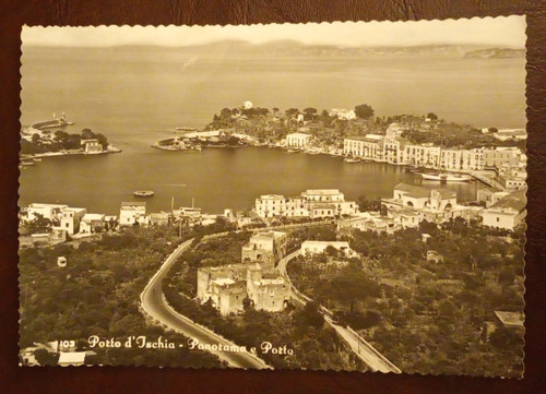 Cartolina ischia panorama - cartolina,