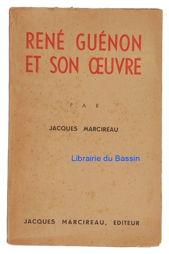 René guénon son oeuvre - et,