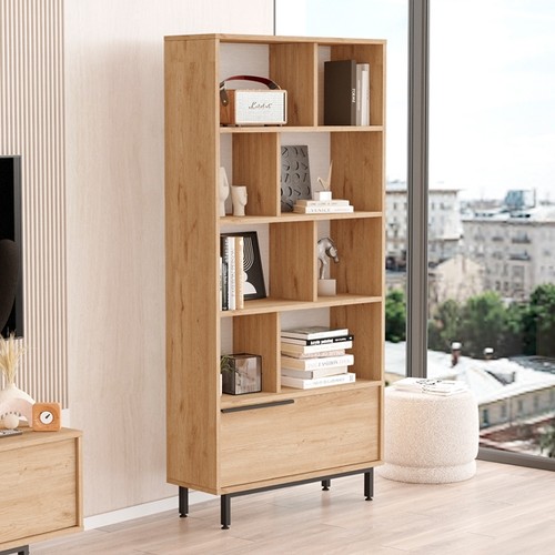 Libreria moderna con vani - moderna,