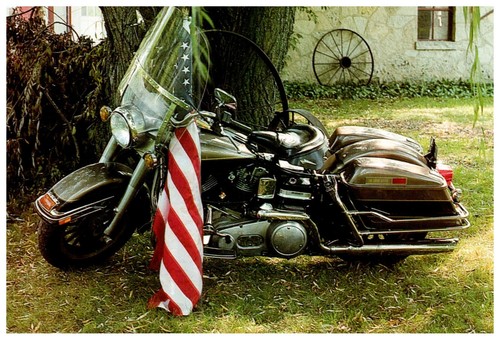 Modellino moto polizia - , harley