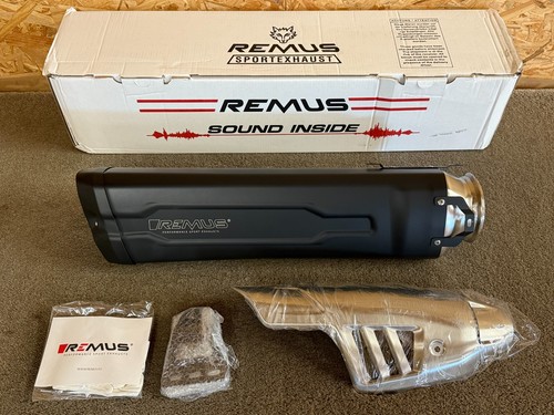 Remus scarico nero marmitta