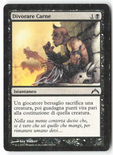 T375 divorare carne - divorare,