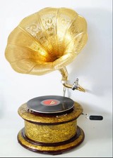 Grammofono hmv look vintage - grammofono,