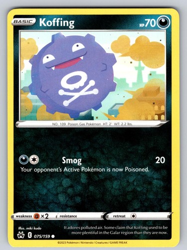 Koffing 075 159 corona comune - 075/159,