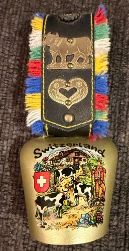 Campana mucca ottone svizzero