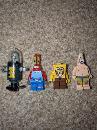 Lego minifigure plankton - 4x,