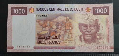 Banconote mondiali djibouti - banconote,