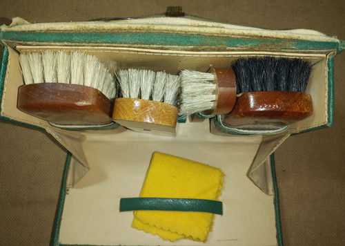 Necessaire set pulizia scarpe - set,