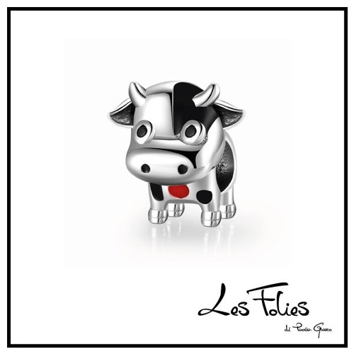 Charm mucca bovino ciondolo - charm,