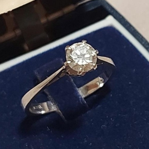 Anello fidanzamento oro - di,