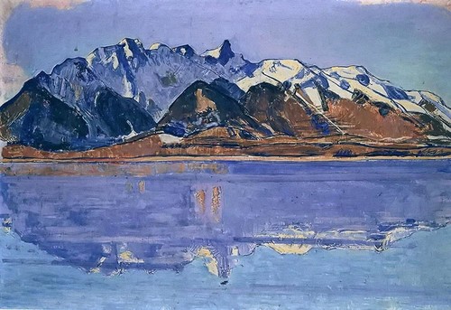 Dipinto olio ferdinand hodler