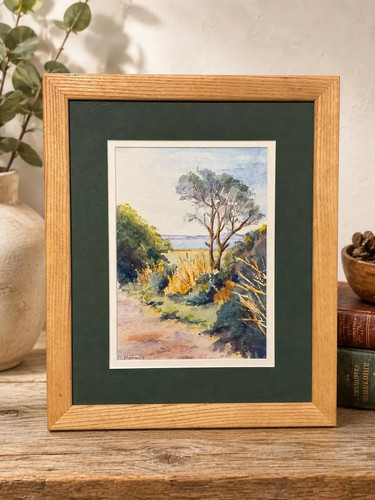 Quadro paesaggio acquerello