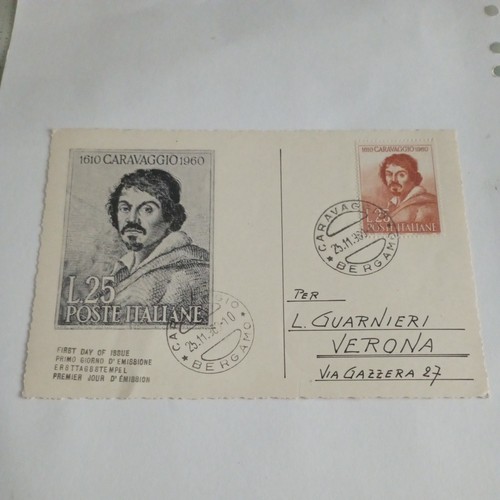 1140n cartolina caravaggio - cartolina,