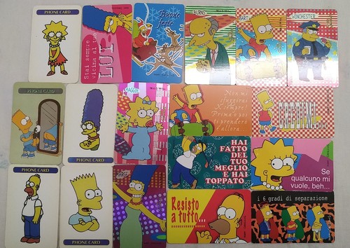 Carte plastificate simpsons - carte, da