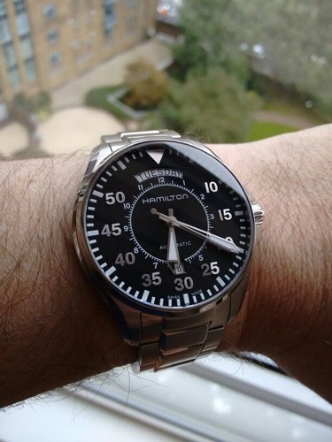 Hamilton khaki aviation pilot - hamilton,