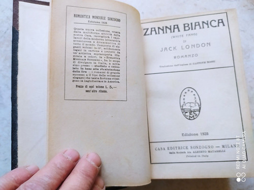 Libro zanna bianca - zanna, jack