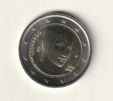 ITALIA 2 EURO LEONARDO 2019